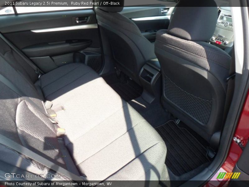 Ruby Red Pearl / Off-Black 2011 Subaru Legacy 2.5i Premium