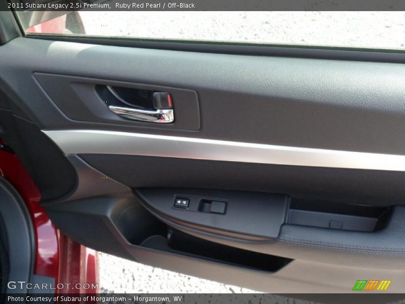 Ruby Red Pearl / Off-Black 2011 Subaru Legacy 2.5i Premium