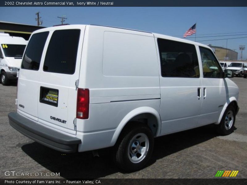 Ivory White / Neutral 2002 Chevrolet Astro Commercial Van