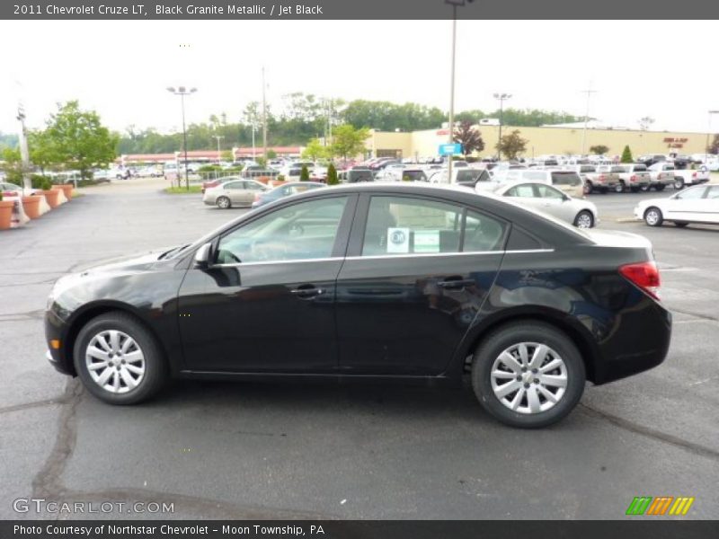 Black Granite Metallic / Jet Black 2011 Chevrolet Cruze LT