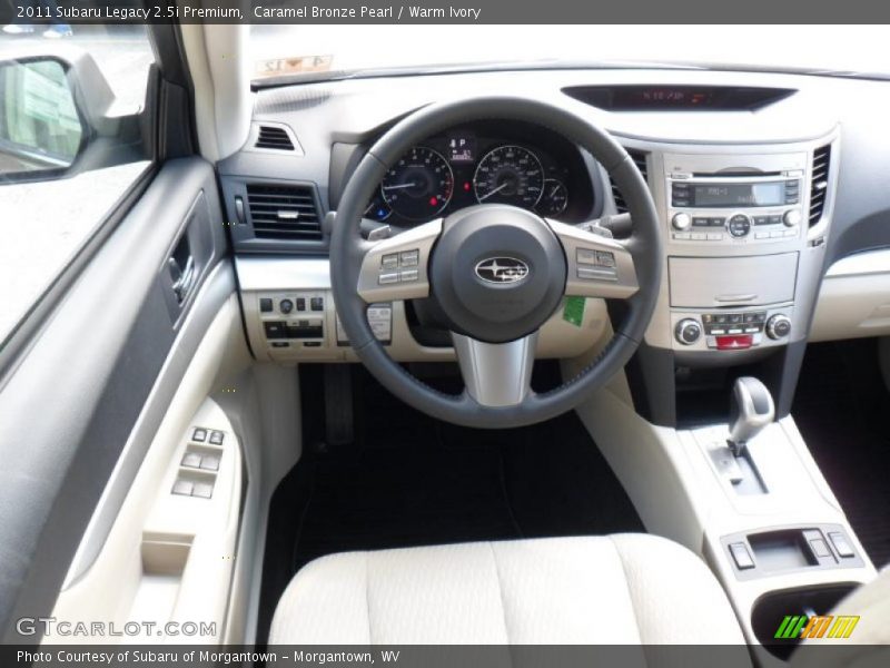 Caramel Bronze Pearl / Warm Ivory 2011 Subaru Legacy 2.5i Premium