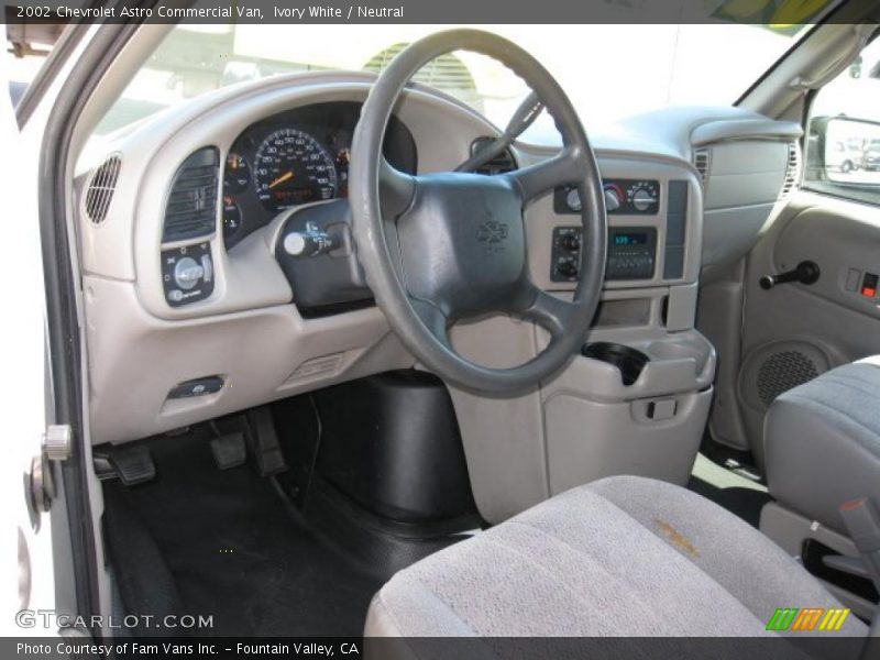 Ivory White / Neutral 2002 Chevrolet Astro Commercial Van