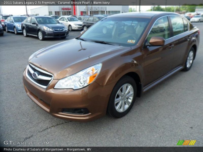 Caramel Bronze Pearl / Warm Ivory 2011 Subaru Legacy 2.5i Premium