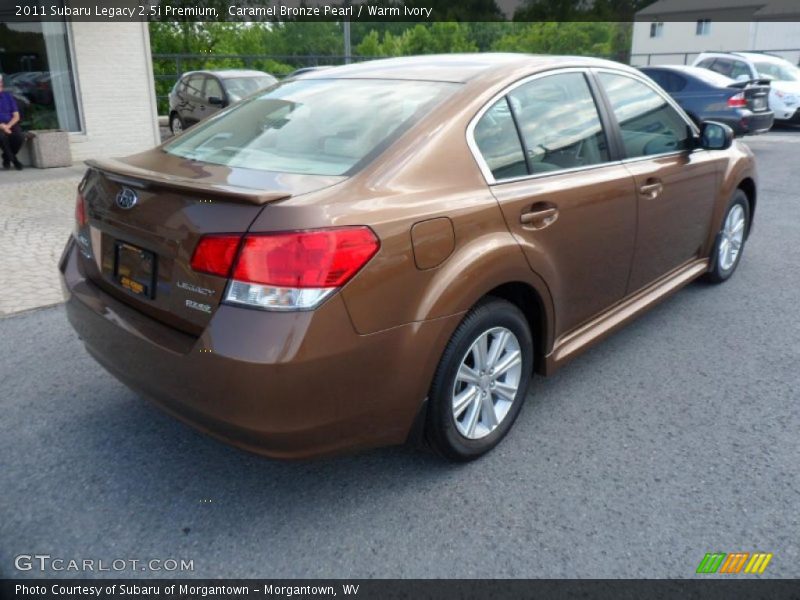Caramel Bronze Pearl / Warm Ivory 2011 Subaru Legacy 2.5i Premium