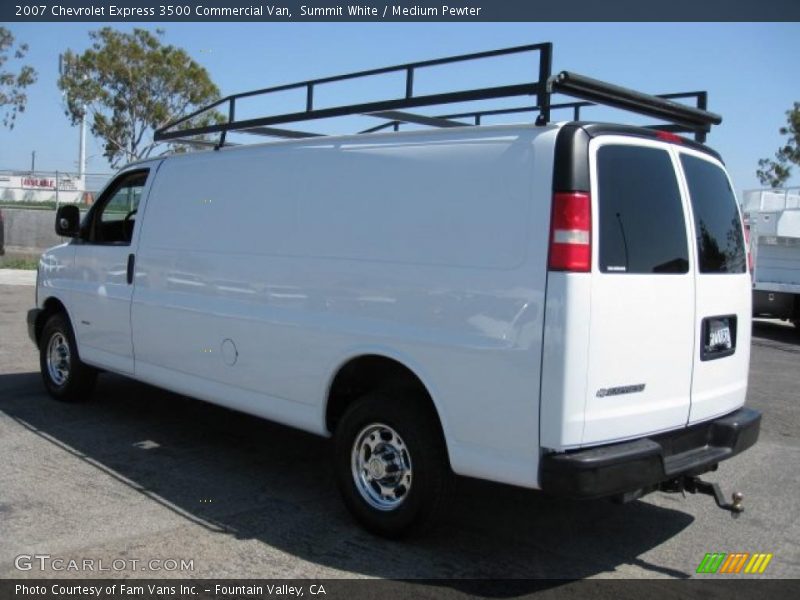 Summit White / Medium Pewter 2007 Chevrolet Express 3500 Commercial Van