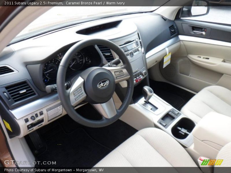 Caramel Bronze Pearl / Warm Ivory 2011 Subaru Legacy 2.5i Premium