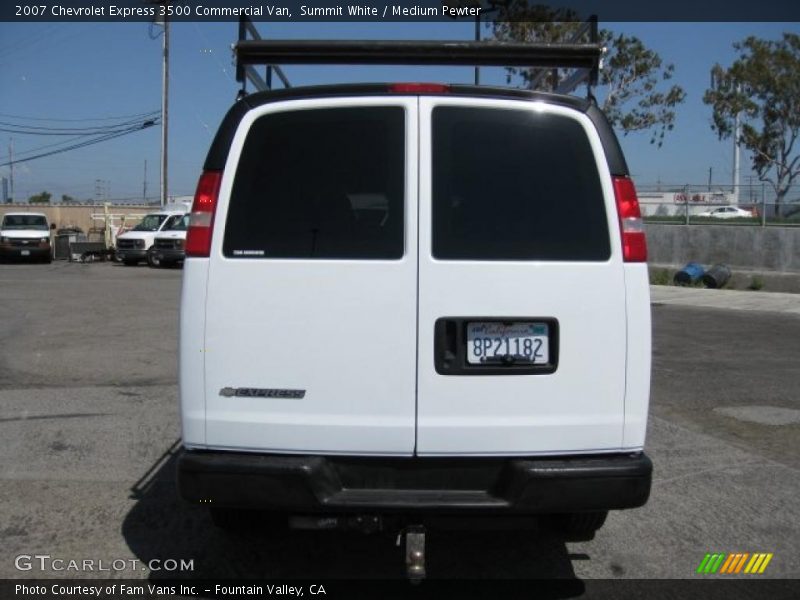 Summit White / Medium Pewter 2007 Chevrolet Express 3500 Commercial Van