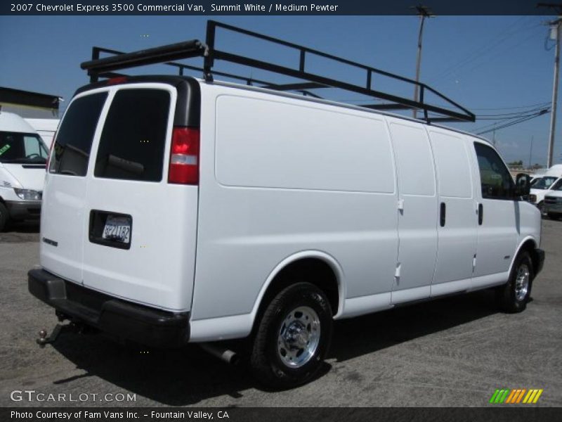 Summit White / Medium Pewter 2007 Chevrolet Express 3500 Commercial Van