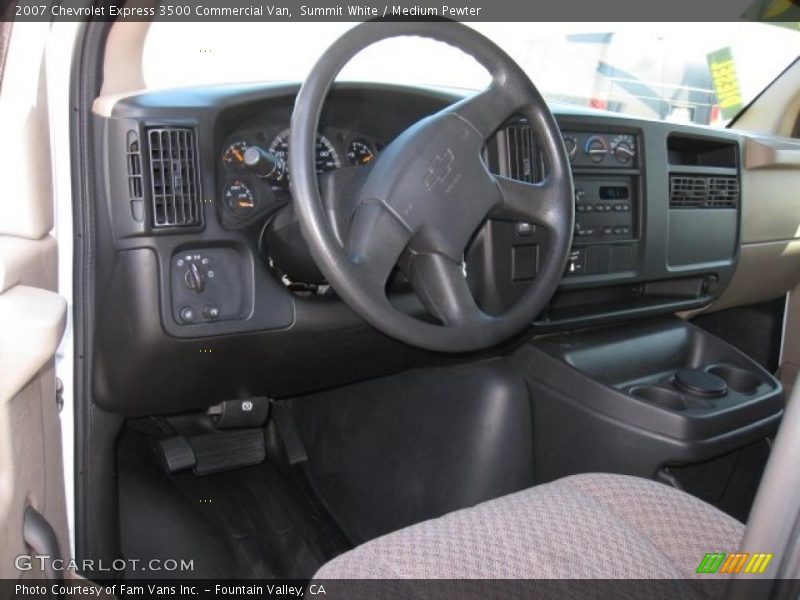 Summit White / Medium Pewter 2007 Chevrolet Express 3500 Commercial Van