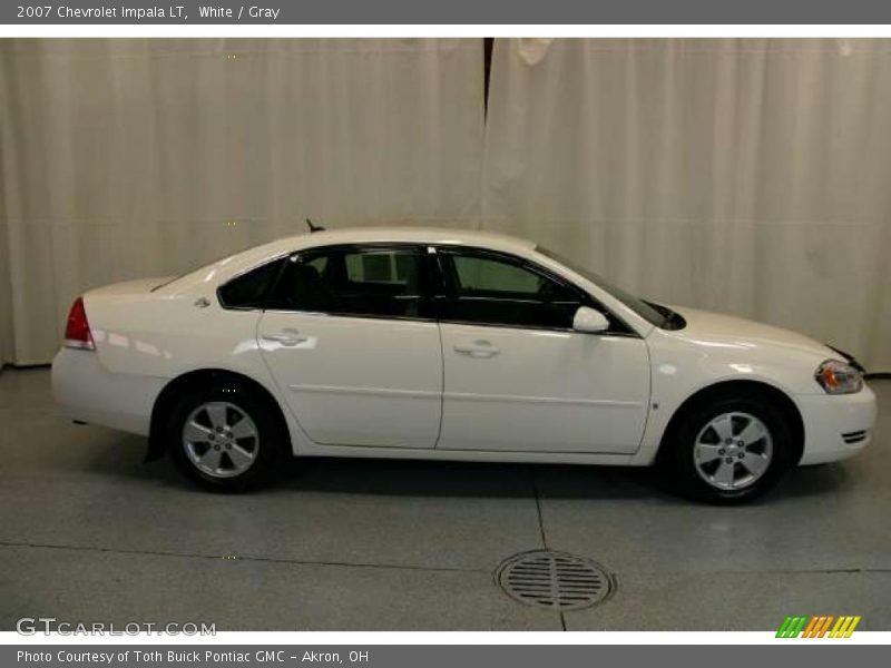 White / Gray 2007 Chevrolet Impala LT