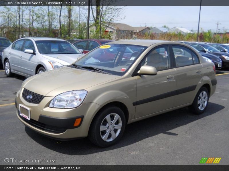 Cashmere Beige / Beige 2009 Kia Rio LX Sedan
