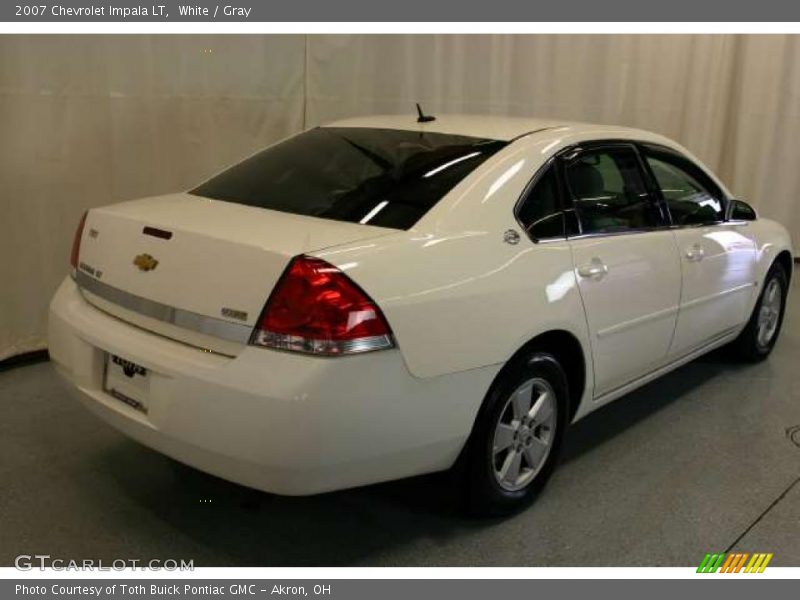 White / Gray 2007 Chevrolet Impala LT