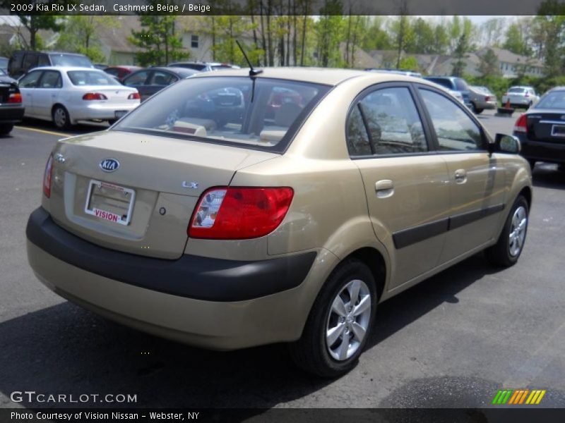 Cashmere Beige / Beige 2009 Kia Rio LX Sedan