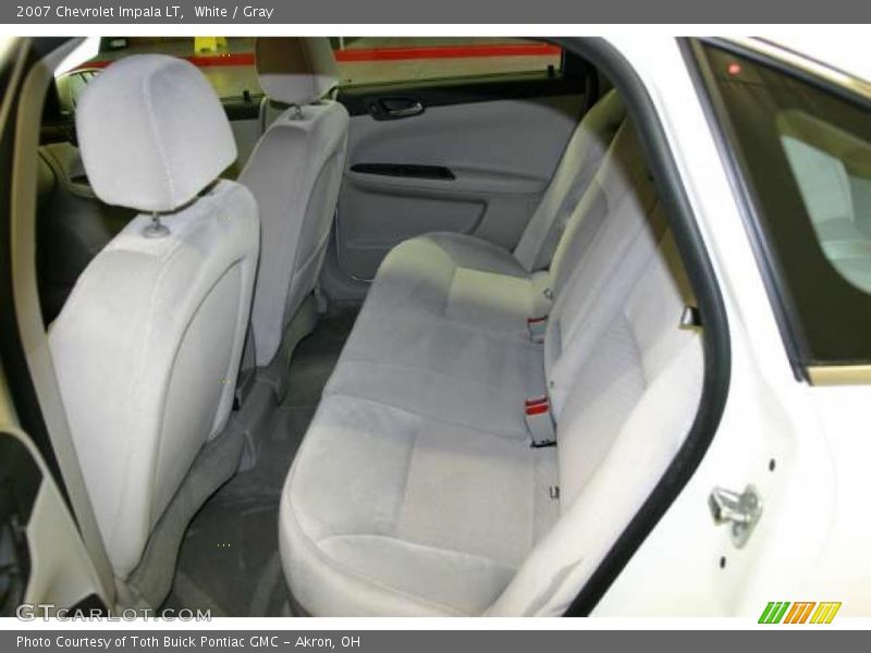 White / Gray 2007 Chevrolet Impala LT