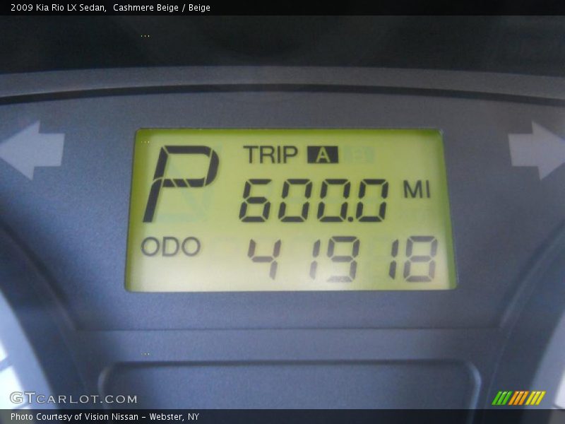 Cashmere Beige / Beige 2009 Kia Rio LX Sedan