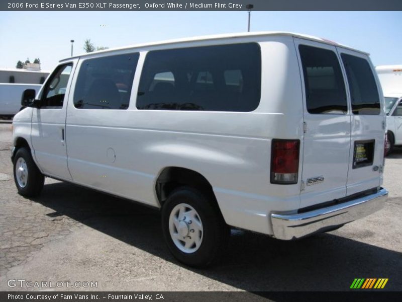 Oxford White / Medium Flint Grey 2006 Ford E Series Van E350 XLT Passenger