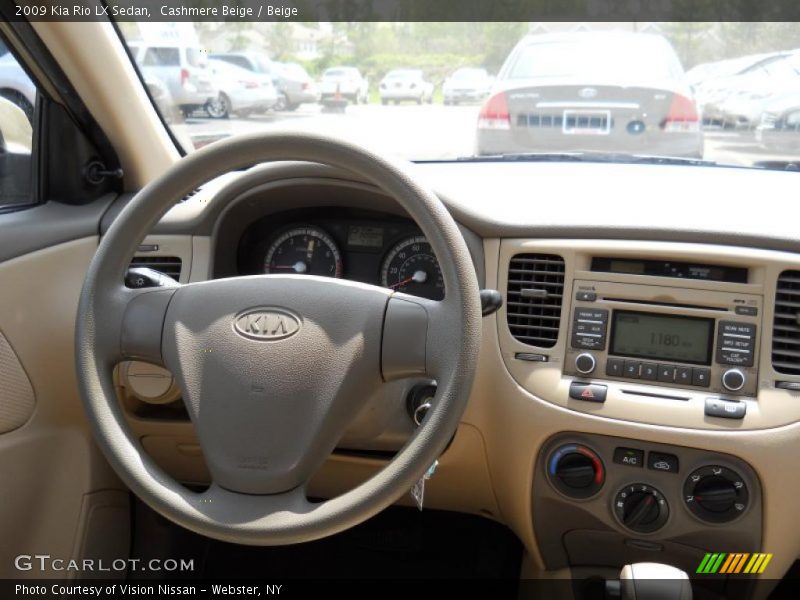 Cashmere Beige / Beige 2009 Kia Rio LX Sedan