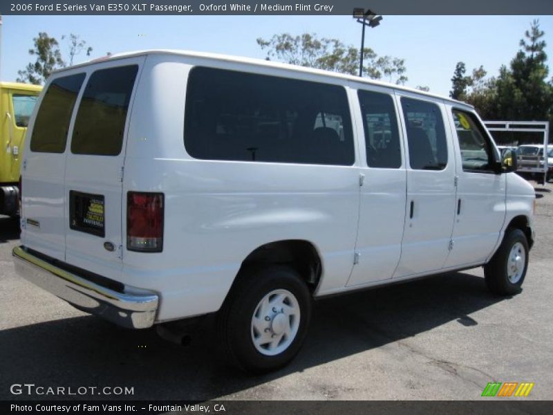 Oxford White / Medium Flint Grey 2006 Ford E Series Van E350 XLT Passenger