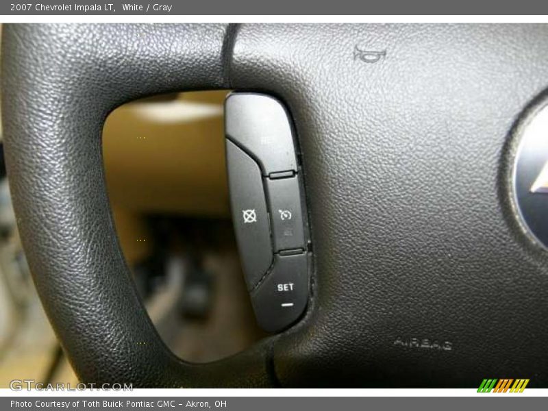 White / Gray 2007 Chevrolet Impala LT