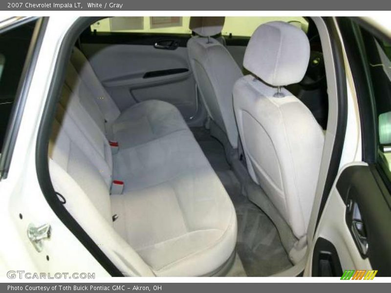 White / Gray 2007 Chevrolet Impala LT