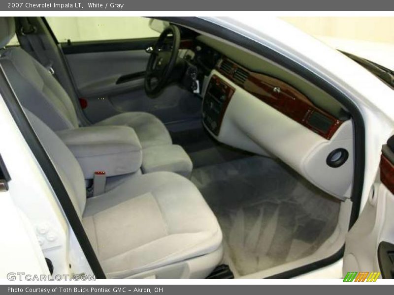 White / Gray 2007 Chevrolet Impala LT