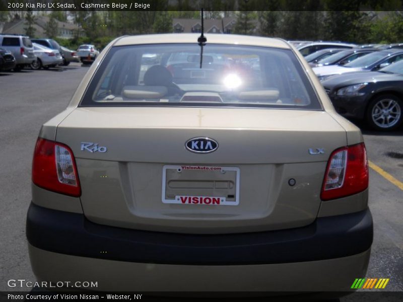Cashmere Beige / Beige 2009 Kia Rio LX Sedan