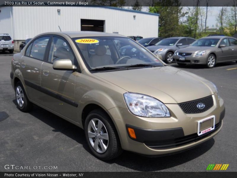 Cashmere Beige / Beige 2009 Kia Rio LX Sedan