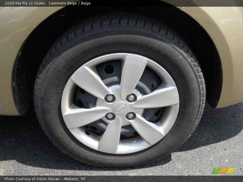 Cashmere Beige / Beige 2009 Kia Rio LX Sedan