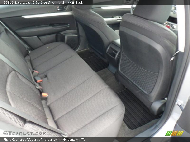 Steel Silver Metallic / Off-Black 2011 Subaru Legacy 2.5i