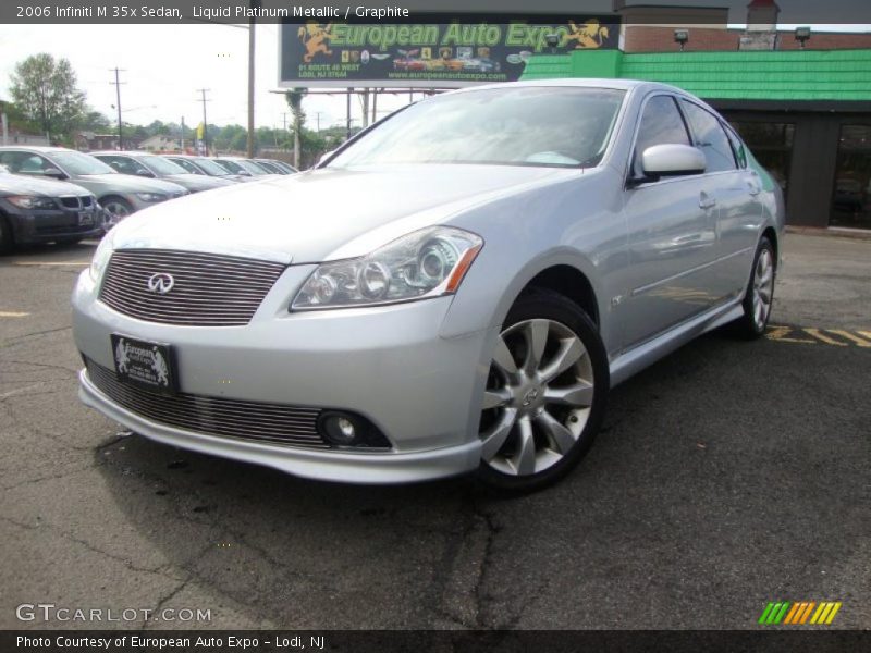 Liquid Platinum Metallic / Graphite 2006 Infiniti M 35x Sedan