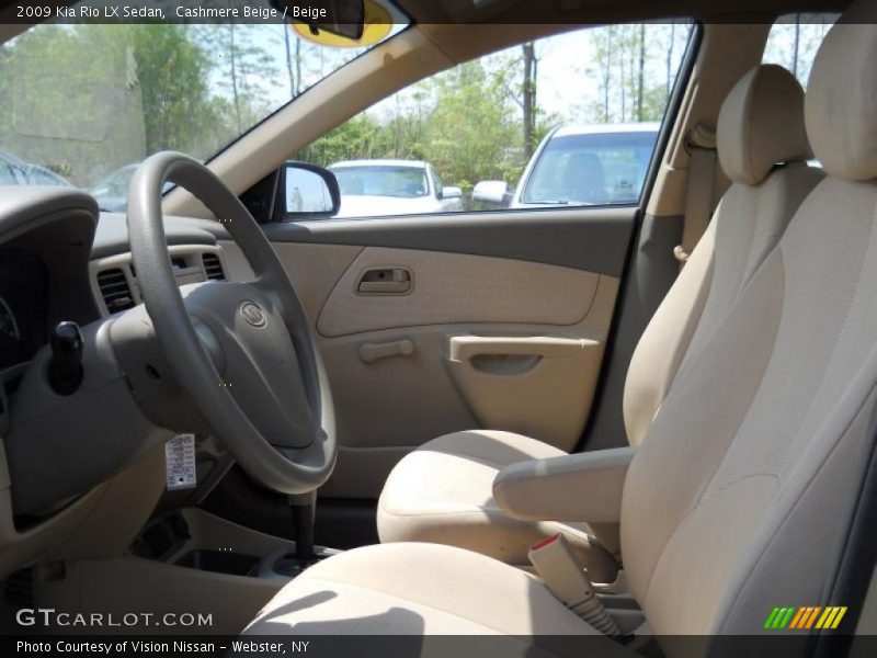 Cashmere Beige / Beige 2009 Kia Rio LX Sedan