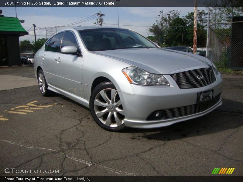 Liquid Platinum Metallic / Graphite 2006 Infiniti M 35x Sedan