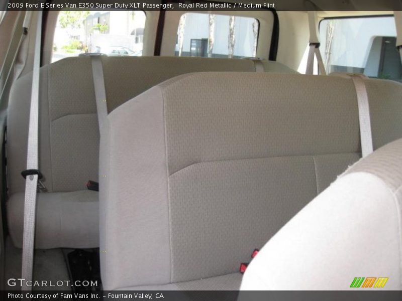Royal Red Metallic / Medium Flint 2009 Ford E Series Van E350 Super Duty XLT Passenger