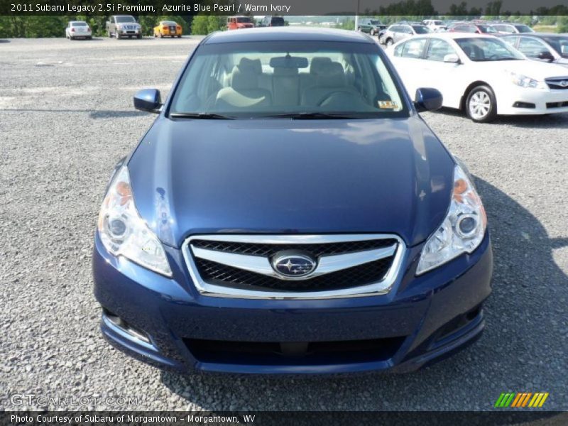 Azurite Blue Pearl / Warm Ivory 2011 Subaru Legacy 2.5i Premium