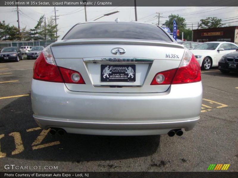 Liquid Platinum Metallic / Graphite 2006 Infiniti M 35x Sedan