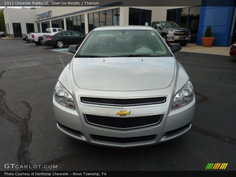 Silver Ice Metallic / Titanium 2011 Chevrolet Malibu LS