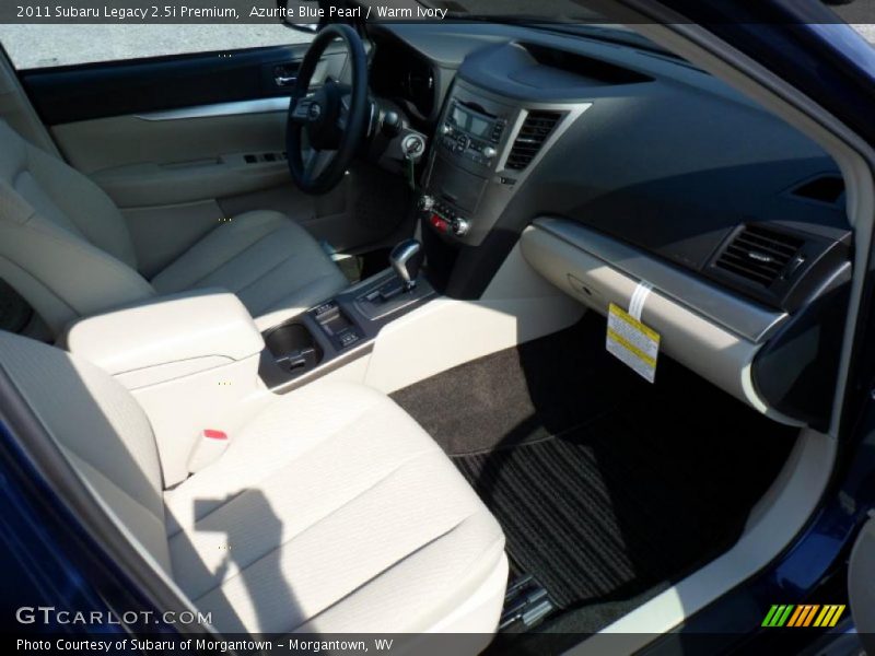 Azurite Blue Pearl / Warm Ivory 2011 Subaru Legacy 2.5i Premium