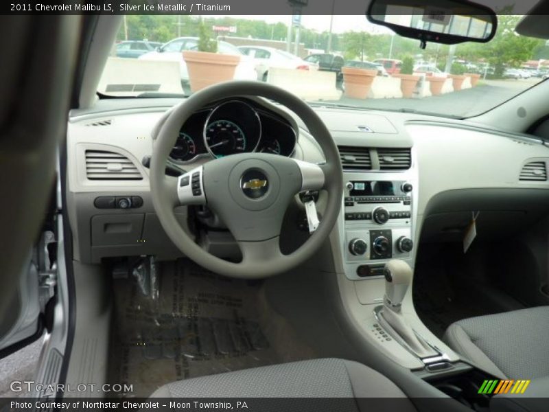 Silver Ice Metallic / Titanium 2011 Chevrolet Malibu LS