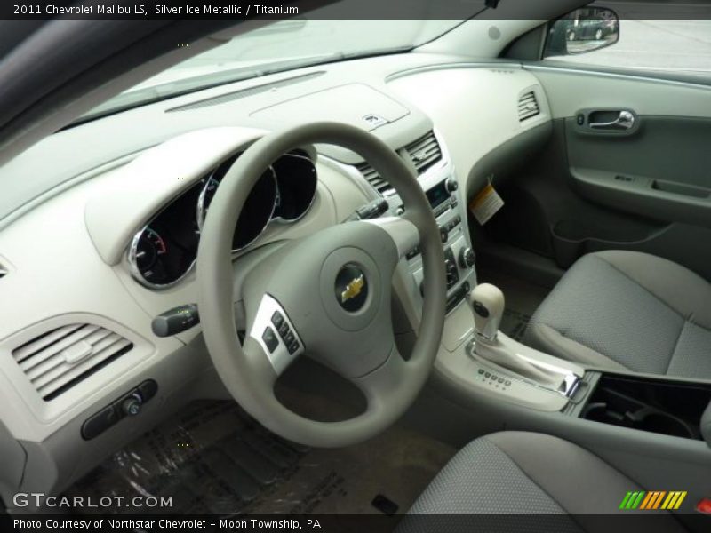 Silver Ice Metallic / Titanium 2011 Chevrolet Malibu LS