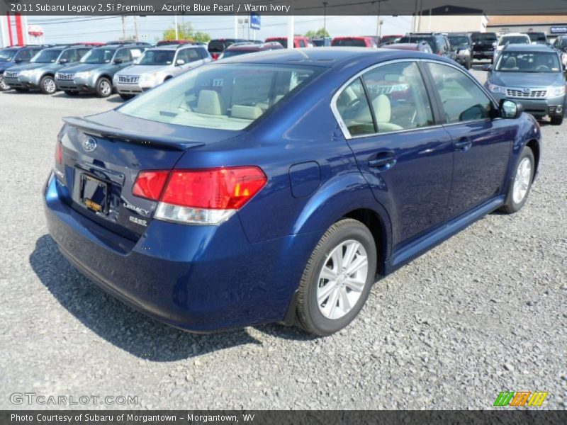 Azurite Blue Pearl / Warm Ivory 2011 Subaru Legacy 2.5i Premium