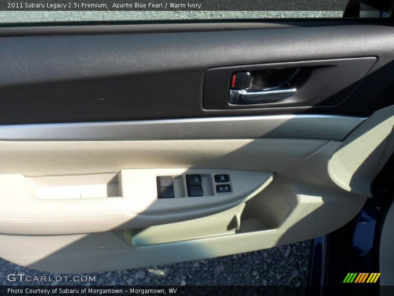 Azurite Blue Pearl / Warm Ivory 2011 Subaru Legacy 2.5i Premium