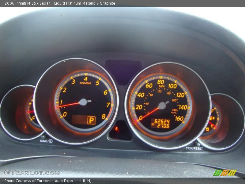 Liquid Platinum Metallic / Graphite 2006 Infiniti M 35x Sedan