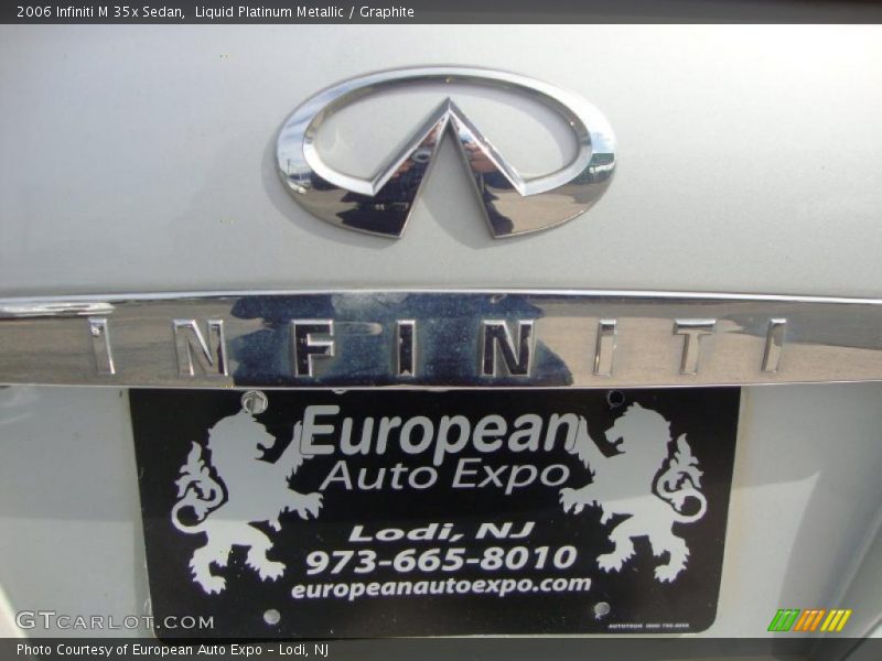 Liquid Platinum Metallic / Graphite 2006 Infiniti M 35x Sedan
