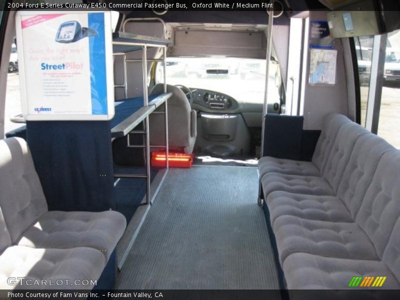 Oxford White / Medium Flint 2004 Ford E Series Cutaway E450 Commercial Passenger Bus