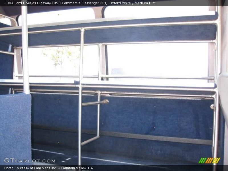 Oxford White / Medium Flint 2004 Ford E Series Cutaway E450 Commercial Passenger Bus