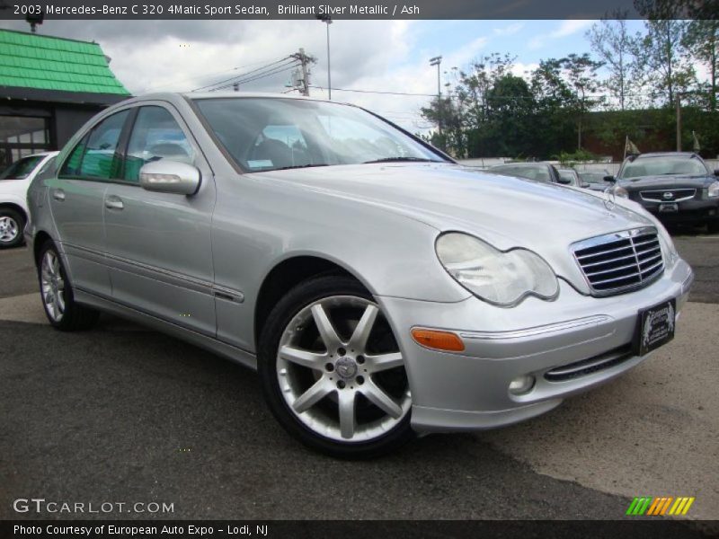Front 3/4 View of 2003 C 320 4Matic Sport Sedan