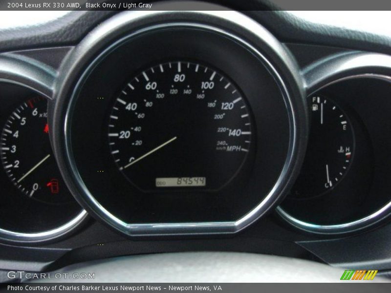 Black Onyx / Light Gray 2004 Lexus RX 330 AWD