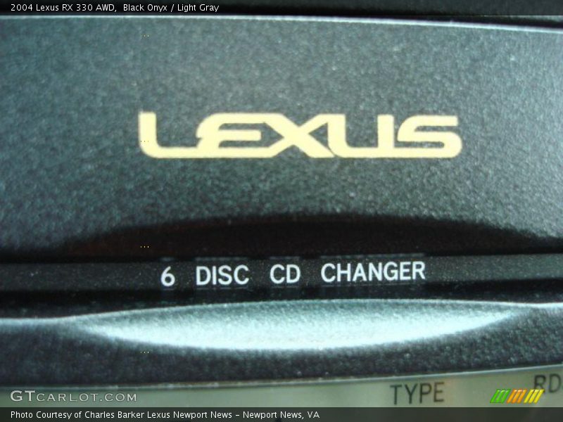 Black Onyx / Light Gray 2004 Lexus RX 330 AWD