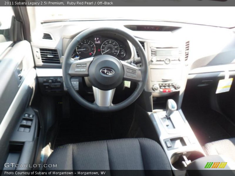 Ruby Red Pearl / Off-Black 2011 Subaru Legacy 2.5i Premium