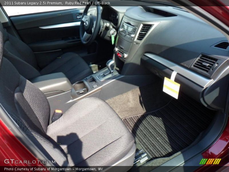 Ruby Red Pearl / Off-Black 2011 Subaru Legacy 2.5i Premium